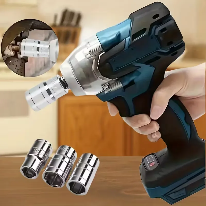 1/2 Inch Drive Short Wall Metric Socket Set, 5pcs Easy PP Packaging with 6-Point Shallow Sockets, Sizes 8Mm-14Mm, Automotive Repair Tools, Hand Tools